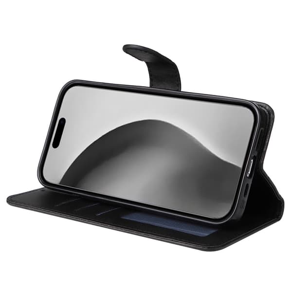 SKALO iPhone 16 Pro Max PU-læder Pungetui