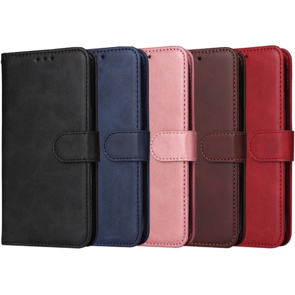 SKALO iPhone 16 Pro Max PU-læder Pungetui