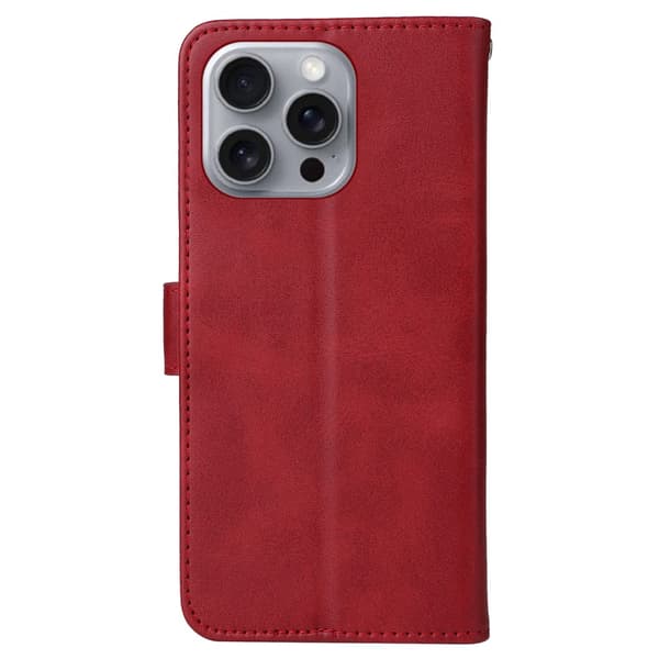 SKALO iPhone 16 Pro Max PU-læder Pungetui