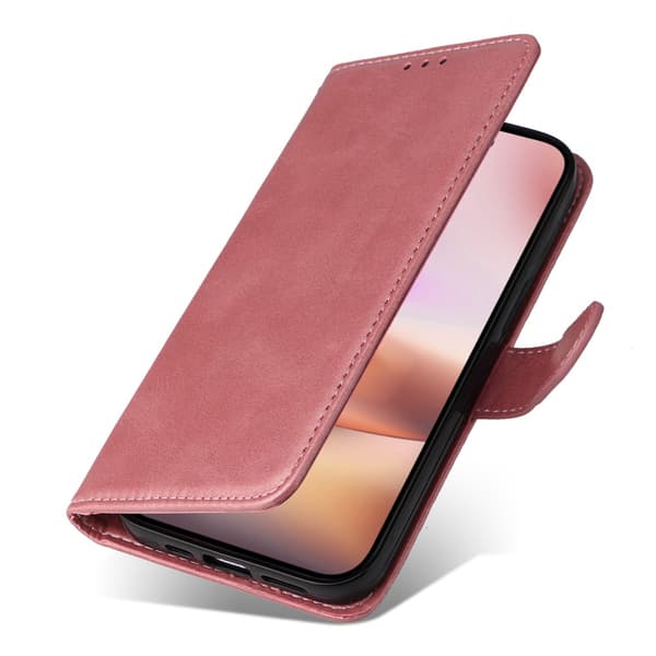 SKALO iPhone 16 Plus PU-læder Pungetui