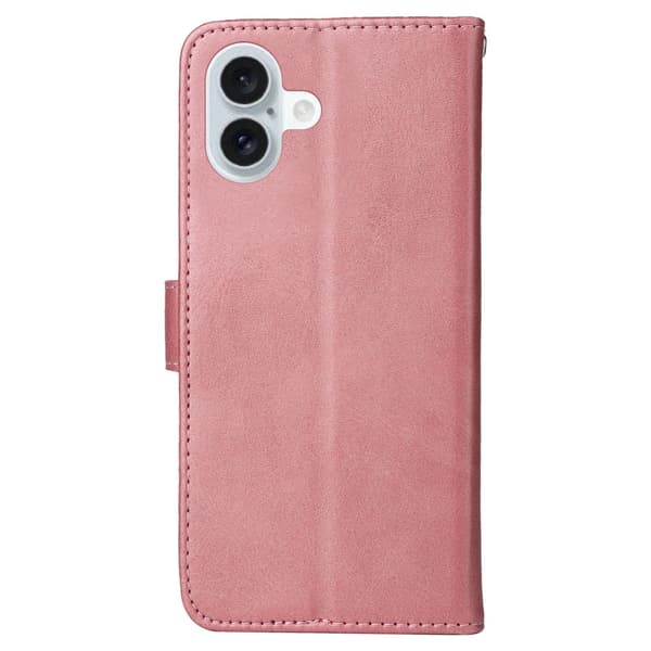 SKALO iPhone 16 Plus PU-læder Pungetui