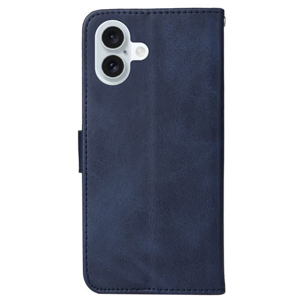 SKALO iPhone 16 Plus PU-læder Pungetui