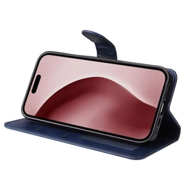 SKALO iPhone 16 Pro PU-læder Pungetui