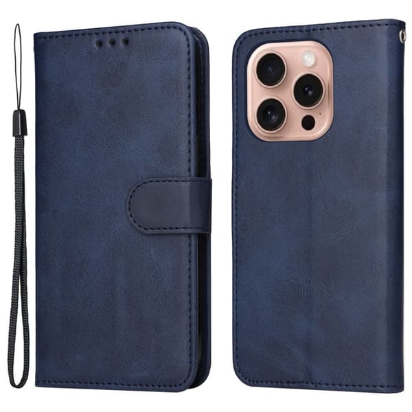 SKALO iPhone 16 Pro PU-læder Pungetui