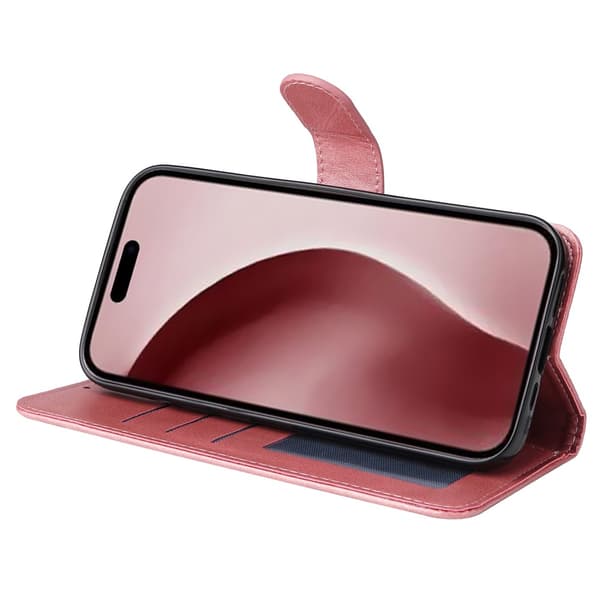SKALO iPhone 16 Pro PU-læder Pungetui