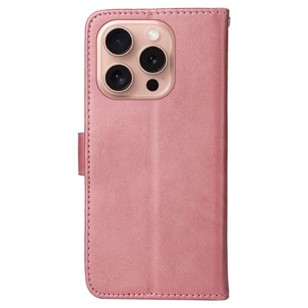 SKALO iPhone 16 Pro PU-læder Pungetui
