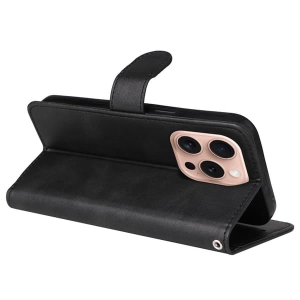 SKALO iPhone 16 Pro PU-læder Pungetui