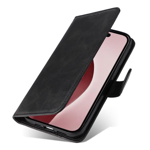 SKALO iPhone 16 Pro PU-læder Pungetui