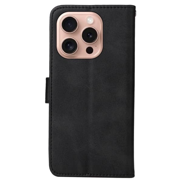 SKALO iPhone 16 Pro PU-læder Pungetui