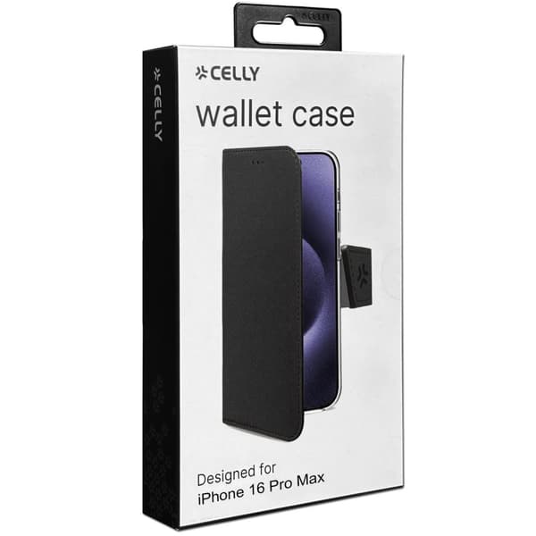 Wally Wallet Case iPhone 16 Pro Max Sort
