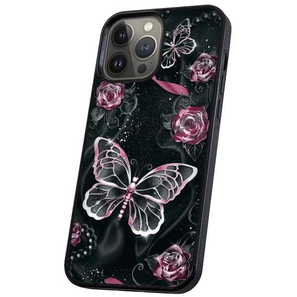 iPhone 16 Pro - Cover/Mobilcover Sommerfugle