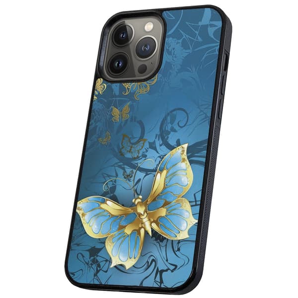 iPhone 16 Pro - Deksel/Mobildeksel Sommerfugler