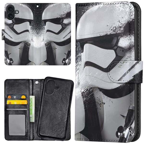 iPhone 16 - Plånboksfodral/Skal Stormtrooper Star Wars