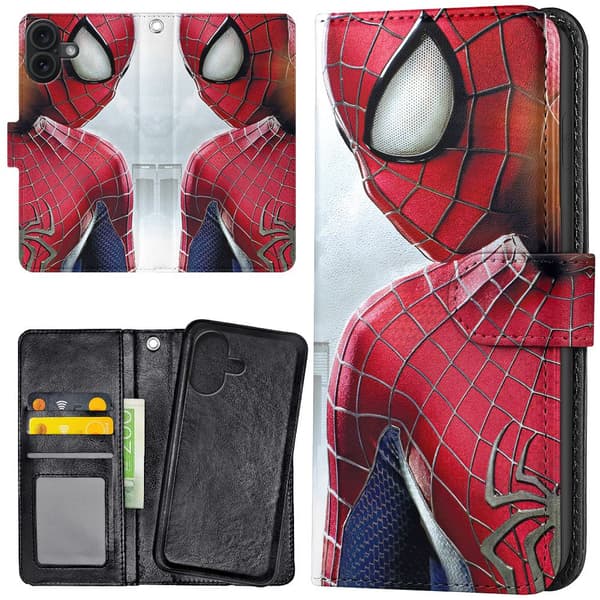 iPhone 16 Plus - Lompakkokotelo/Kuoret Spiderman
