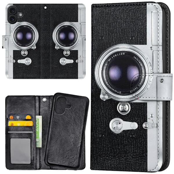 iPhone 16 Plus - Mobilcover/Etui Cover Retro Kamera