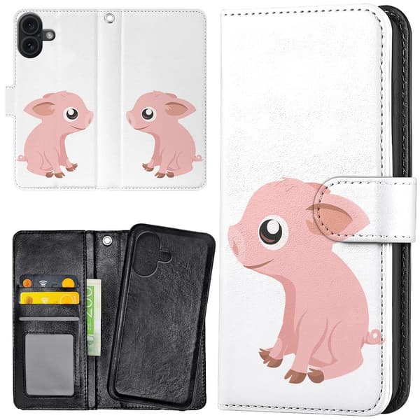 iPhone 16 Plus - Mobilcover/Etui Cover Minigris