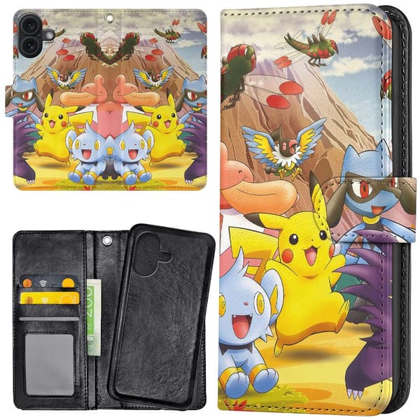iPhone 16 Plus - Lompakkokotelo/Kuoret Pokemon
