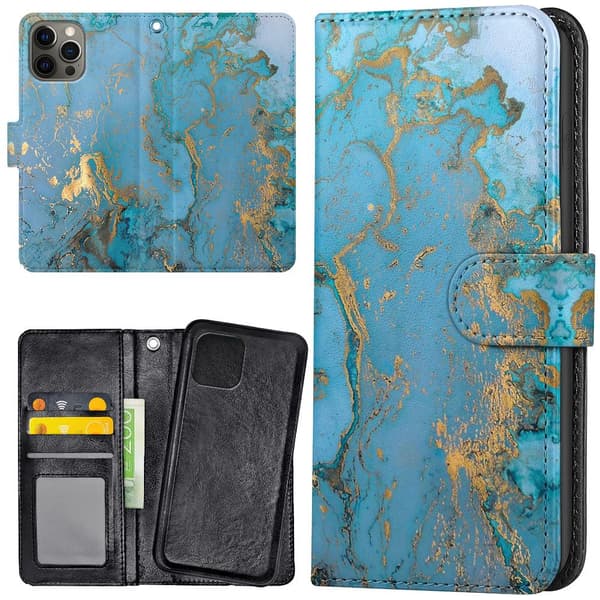 iPhone 16 Pro Max - Plånboksfodral/Skal Marmor