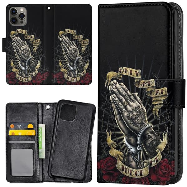 iPhone 16 Pro Max - Lompakkokotelo/Kuoret Only God Can Judge Me