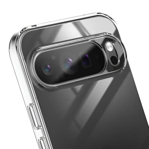 Fodral till Google Pixel 9 och 9 Pro - BIGBEN - Genomskinlig - Anti-repa - Mjuk