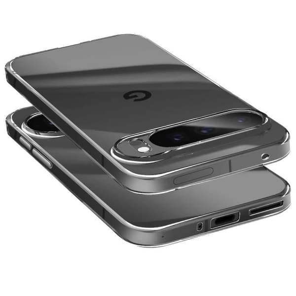 Fodral till Google Pixel 9 och 9 Pro - BIGBEN - Genomskinlig - Anti-repa - Mjuk