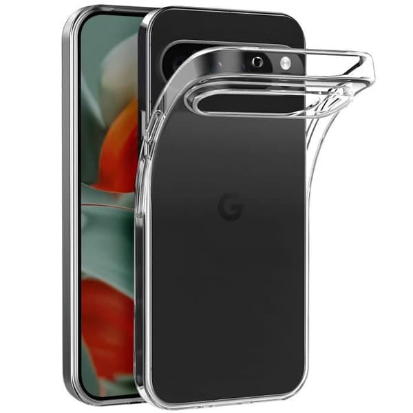 Fodral till Google Pixel 9 och 9 Pro - BIGBEN - Genomskinlig - Anti-repa - Mjuk