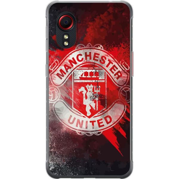 Samsung Galaxy Xcover 5 Läpinäkyvä kuori Manchester United F.C.