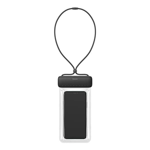 Baseus AquaGlide BS-PC029 kotelo vedenpitävä IPX8 Slide Lock -järjestelmällä - musta