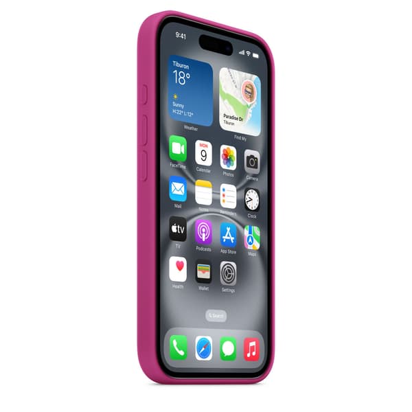 Apple Iphone 16 Silikonecover Med Magsafe