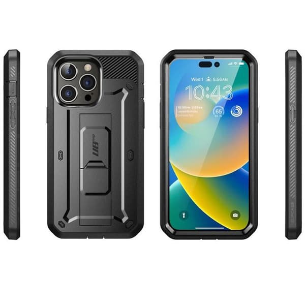 iPhone 14 Pro Fodral - Unicorn Beetle Pro Supcase - Svart