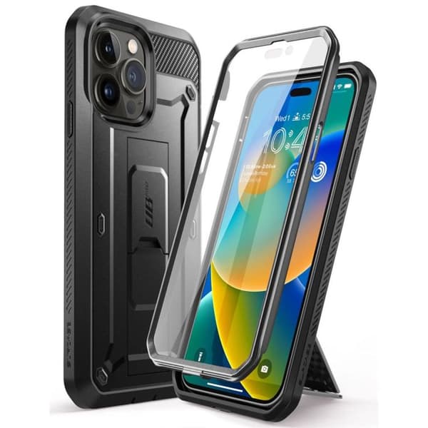 iPhone 14 Pro Fodral - Unicorn Beetle Pro Supcase - Svart