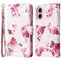 Miniatyrbild 1 av 6: iPhone 16 Fodral Tryck Med Marmor Rosa