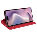 Miniatyrbild 3 av 6: iPhone 16 Pro Fodral Flip Läder Röd