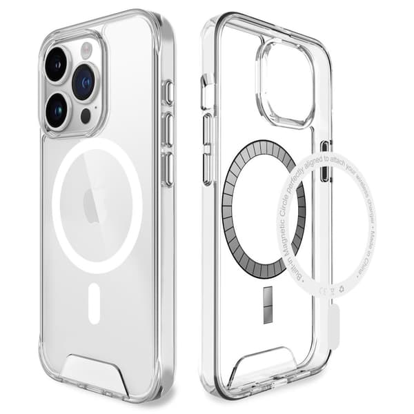 iPhone 16 Pro Skal MagSafe Shockproof Transparent