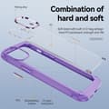 Miniatyrbild 6 av 6: iPhone 16 Pro Skal Shockproof Hybrid Armor Lila