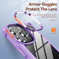 Miniatyrbild 2 av 6: iPhone 16 Pro Skal Shockproof Hybrid Armor Lila