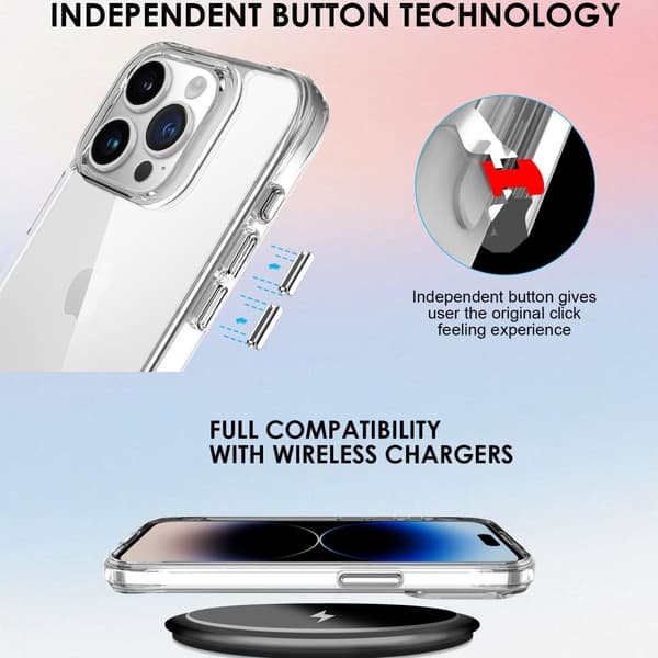 iPhone 16 Pro Skal TPU Transparent