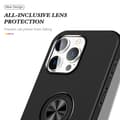 Miniatyrbild 6 av 6: iPhone 16 Pro Skal Med Ringhållare Kickstand Svart