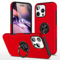 Miniatyrbild 1 av 6: iPhone 16 Pro Skal Med Ringhållare Kickstand Röd