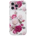 Miniatyrbild 2 av 6: iPhone 16 Pro Skal TPU Blommer Rosa