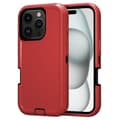 Miniatyrbild 1 av 6: iPhone 16 Pro Skal Xtreme Shockproof Hybrid Röd