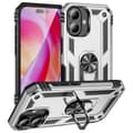Miniatyrbild 1 av 6: iPhone 16 Plus Skal Med Ring Hybrid Silver