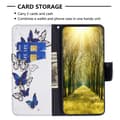 Miniatyrbild 2 av 6: iPhone 16 Plus Fodral Med Tryck Blå Fjärilar