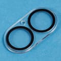Miniatyrbild 4 av 6: iPhone 16 Plus/16 Linsskydd Härdat Glas Black Rings