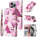 Miniatyrbild 6 av 6: iPhone 16 Pro Max Fodral Marmor Tryck Rosa