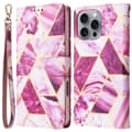 Miniatyrbild 1 av 6: iPhone 16 Pro Max Fodral Marmor Tryck Rosa