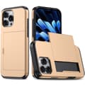 Miniatyrbild 1 av 6: iPhone 16 Pro Max Skal Hybrid Kortfack Guld