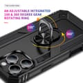 Miniatyrbild 3 av 6: iPhone 16 Pro Max Skal Shockproof Hybrid Ring Svart