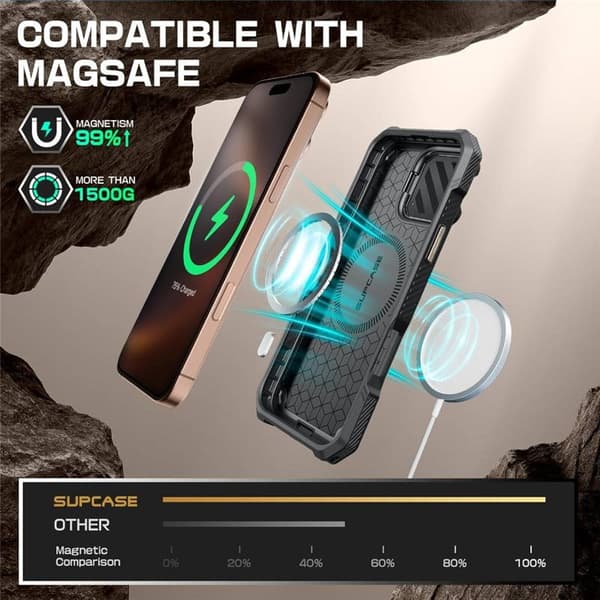 SUPCASE UB Mag XT fodral Apple iPhone 16 Pro Max - Rosegold