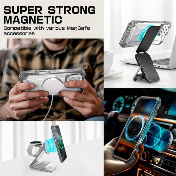 SUPCASE UB Mag XT fodral Apple iPhone 16 Pro Max - White